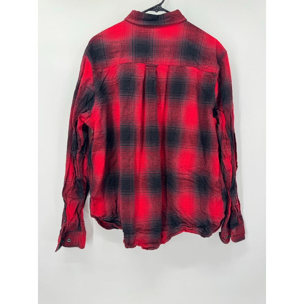 Woolrich‎ Women's Red & Black Plaid Flannel Button Up Shirt Buffalo Check XXL - Picture 2 of 5